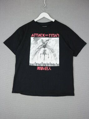 Attack On Titan Anime Tee Mens Large Official Licensed